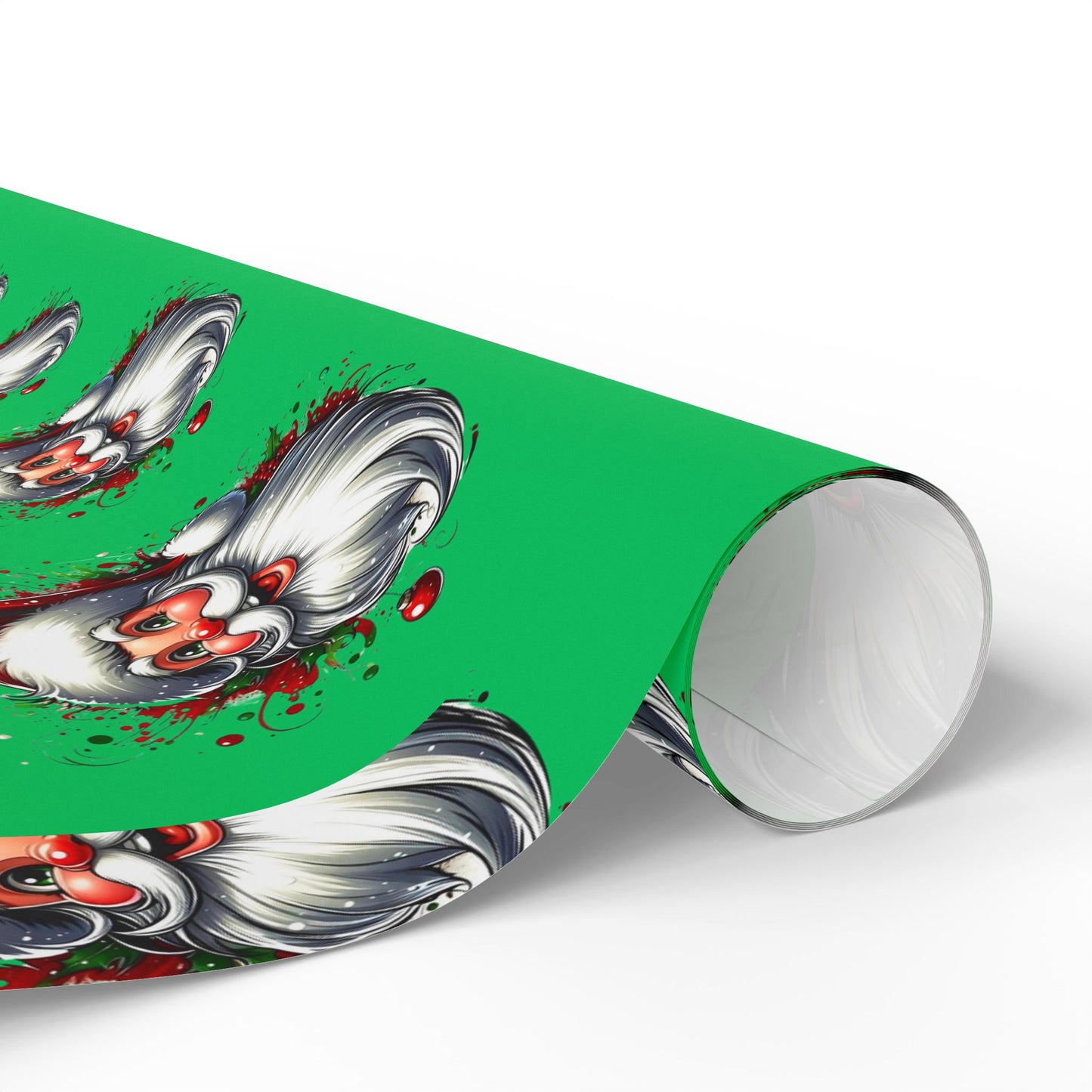 Festive Santa Wrapping Paper - Holiday Gift Wrap for Christmas Celebrations