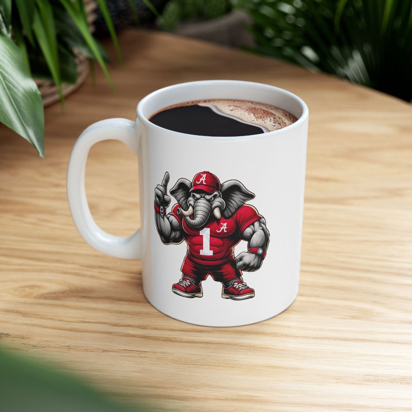 Alabama muscle elephant Ceramic Mug - 11oz & 15oz