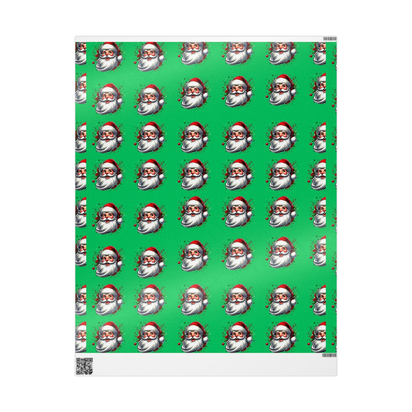 Festive Santa Wrapping Paper - Holiday Gift Wrap for Christmas Celebrations