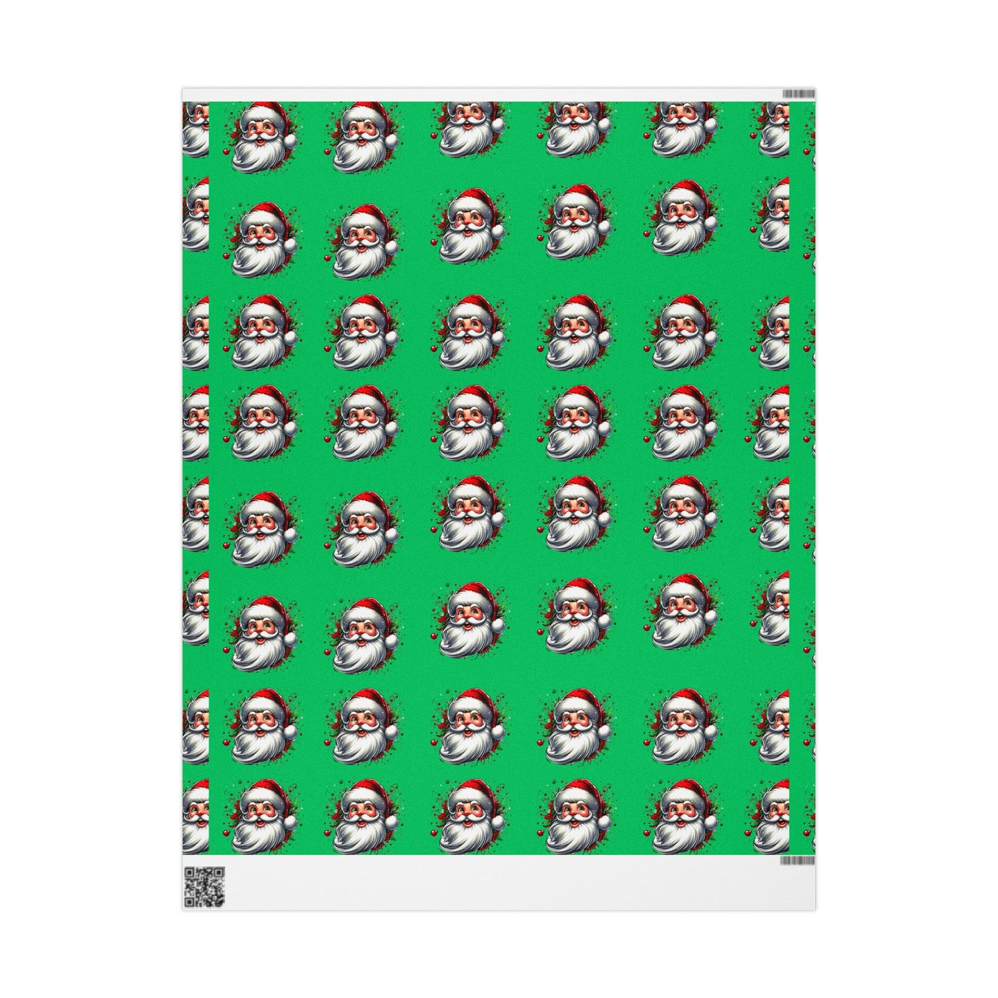 Festive Santa Wrapping Paper - Holiday Gift Wrap for Christmas Celebrations