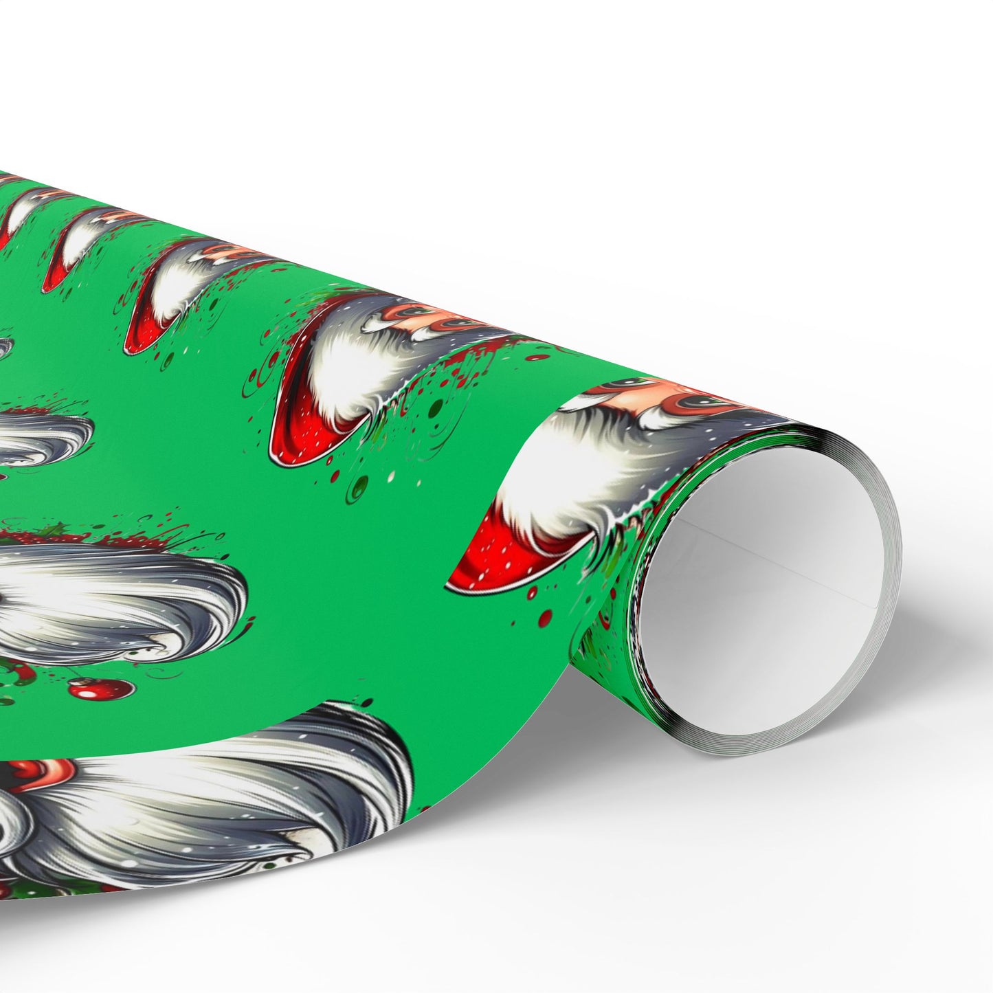 Festive Santa Wrapping Paper - Holiday Gift Wrap for Christmas Celebrations