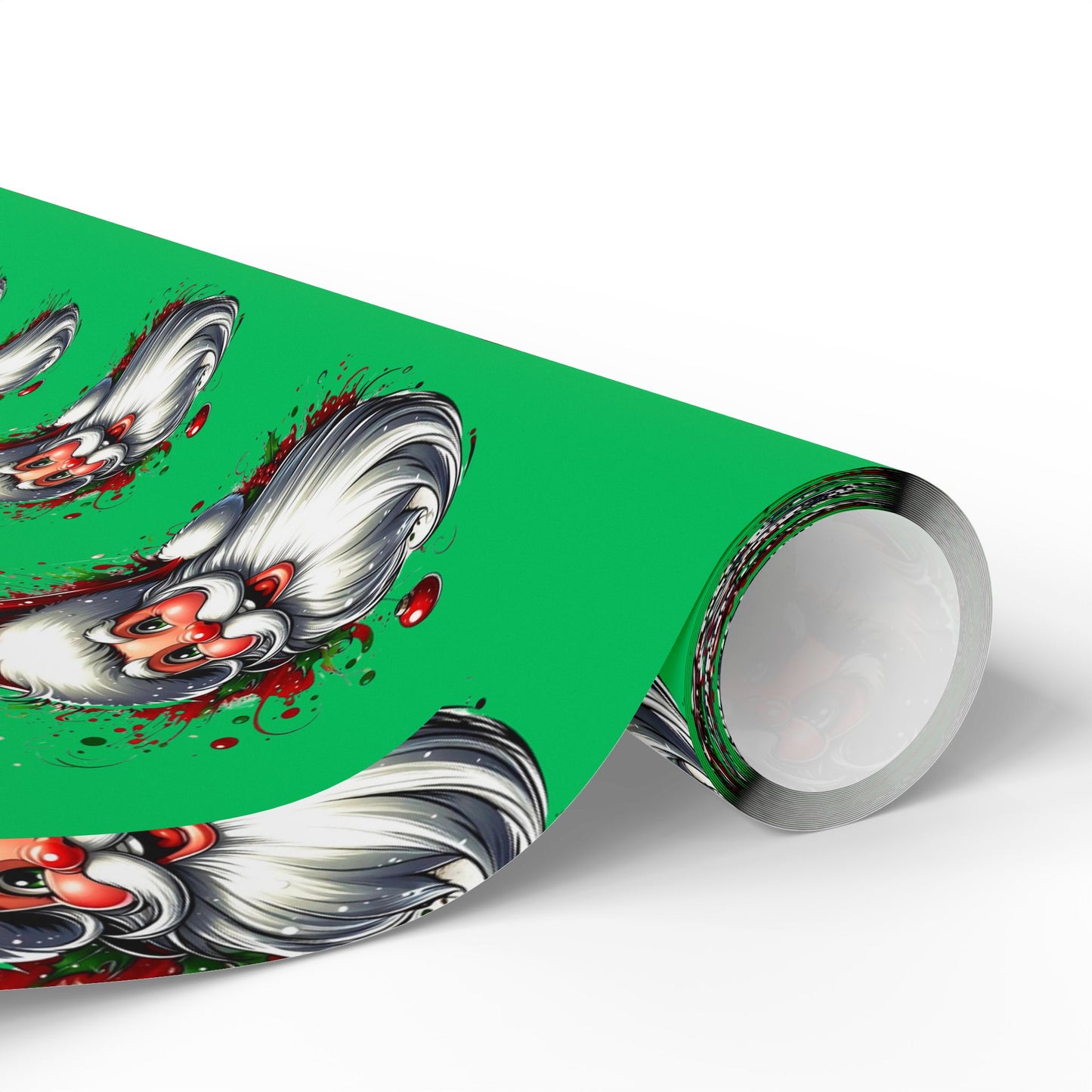 Festive Santa Wrapping Paper - Holiday Gift Wrap for Christmas Celebrations