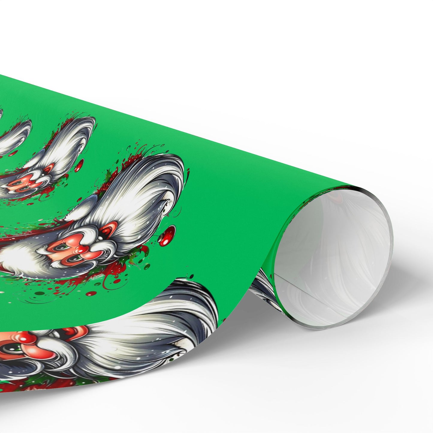 Festive Santa Wrapping Paper - Holiday Gift Wrap for Christmas Celebrations