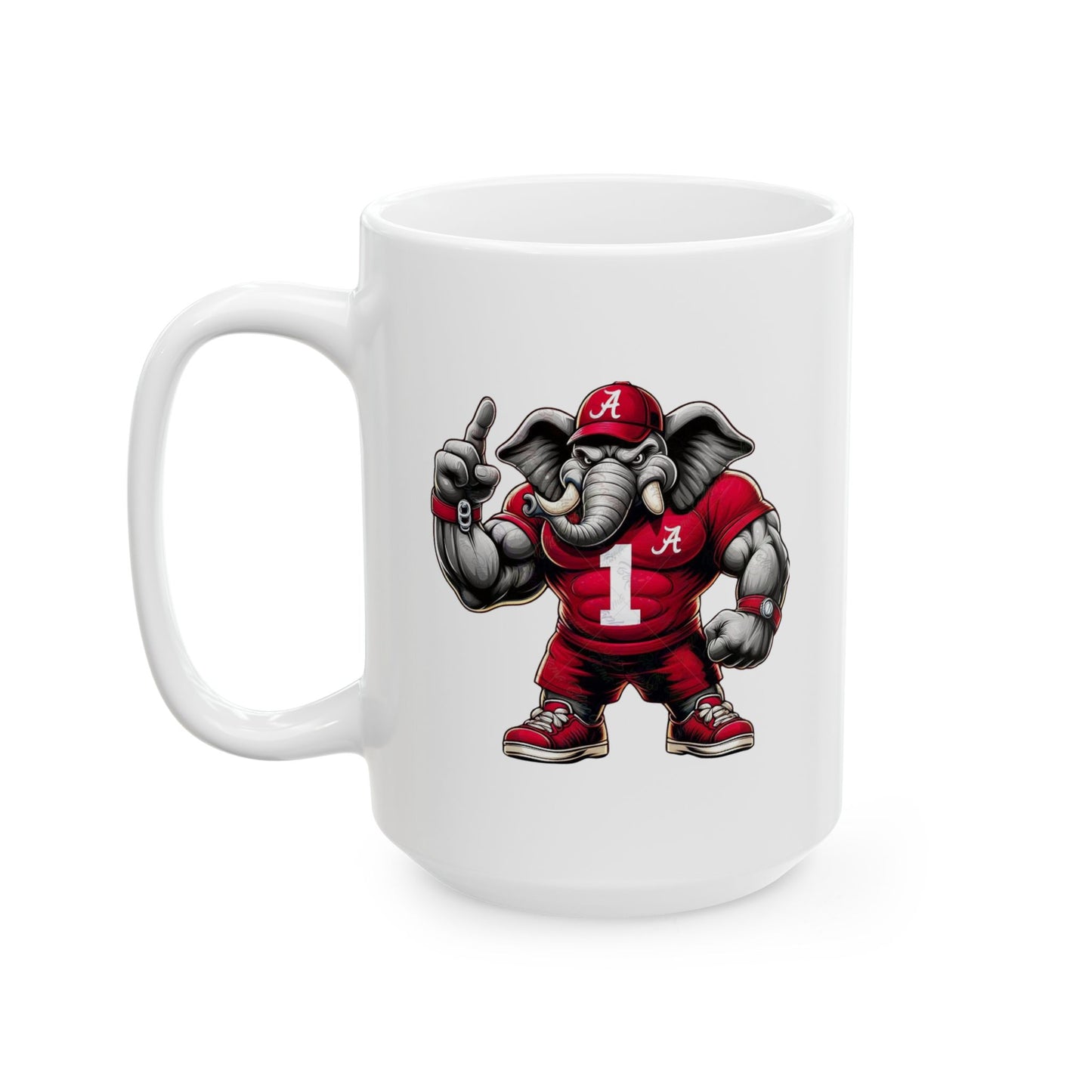 Alabama muscle elephant Ceramic Mug - 11oz & 15oz