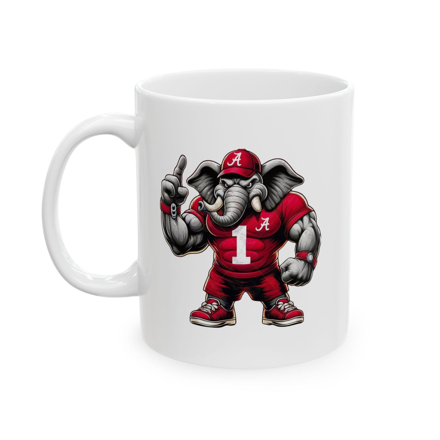 Alabama muscle elephant Ceramic Mug - 11oz & 15oz