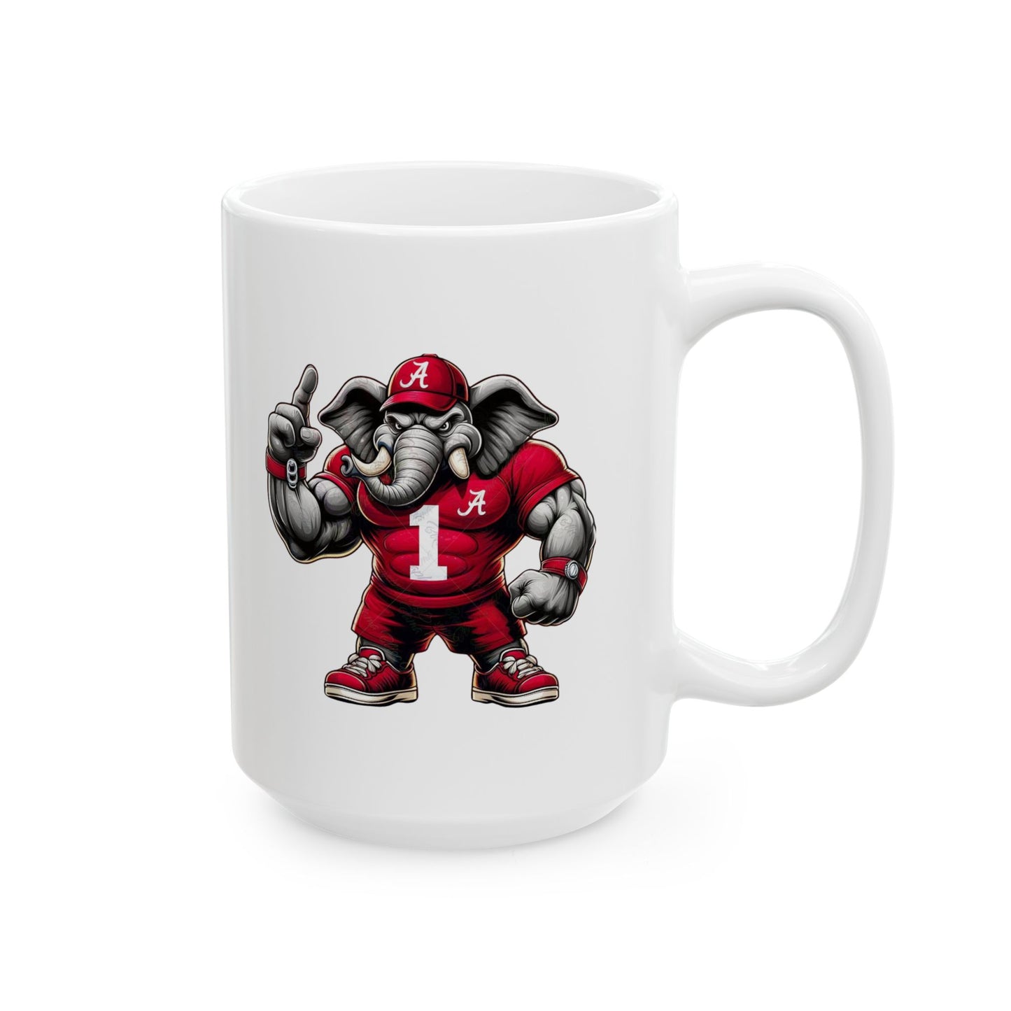 Alabama muscle elephant Ceramic Mug - 11oz & 15oz