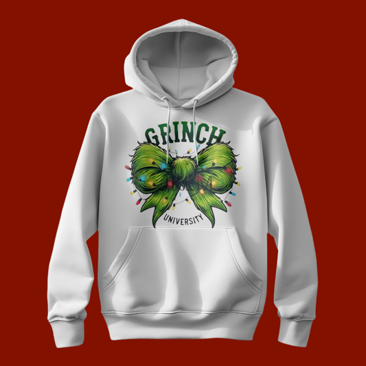 Christmas “Grinch University” Hoodie