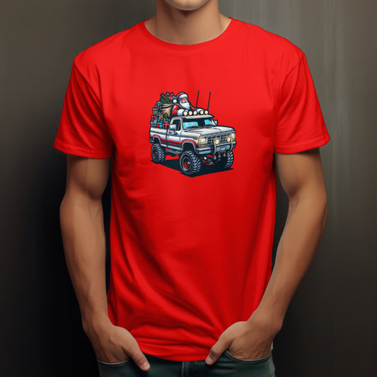 Men's Christmas Classic Ford Truck Tshirt